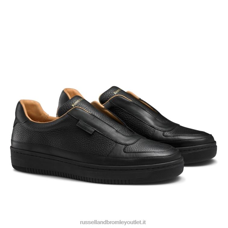 nero V0V4J470 uomini Russell And Bromley sneaker lex senza lacci