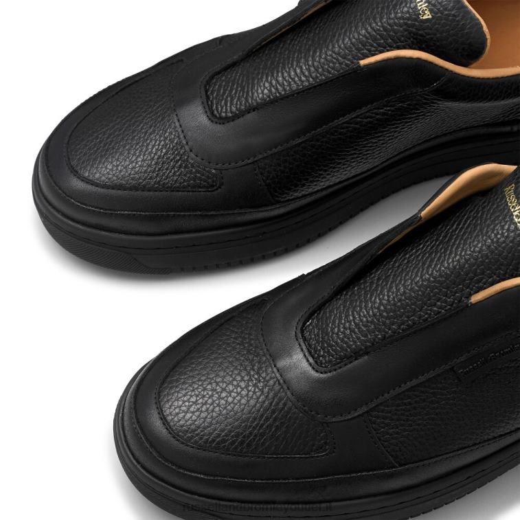 nero V0V4J470 uomini Russell And Bromley sneaker lex senza lacci