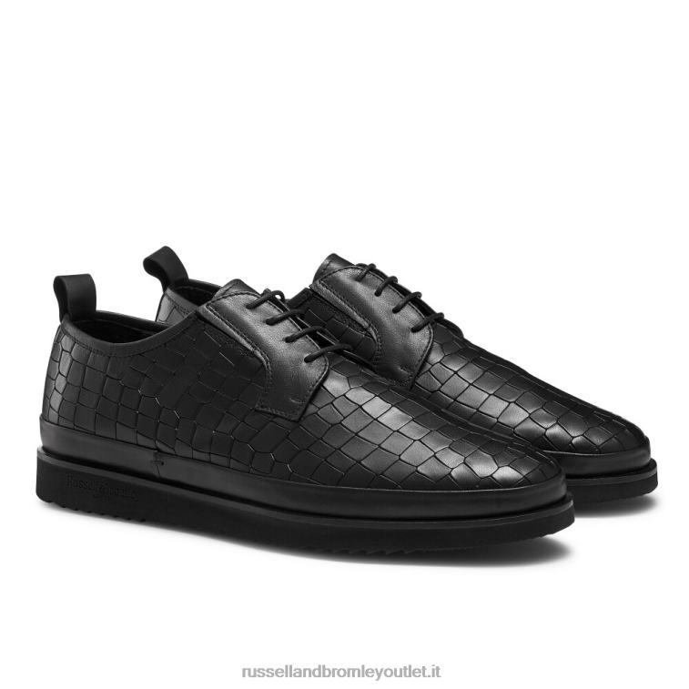 nero V0V4J475 uomini Russell And Bromley sneaker san carlo derby ibrida in pizzo