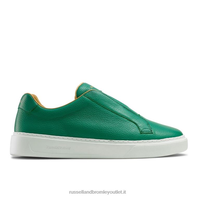 verde V0V4J437 uomini Russell And Bromley sneaker slipway senza lacci