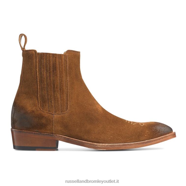 marrone V0V4J608 uomini Russell And Bromley stivale western dell'Arizona