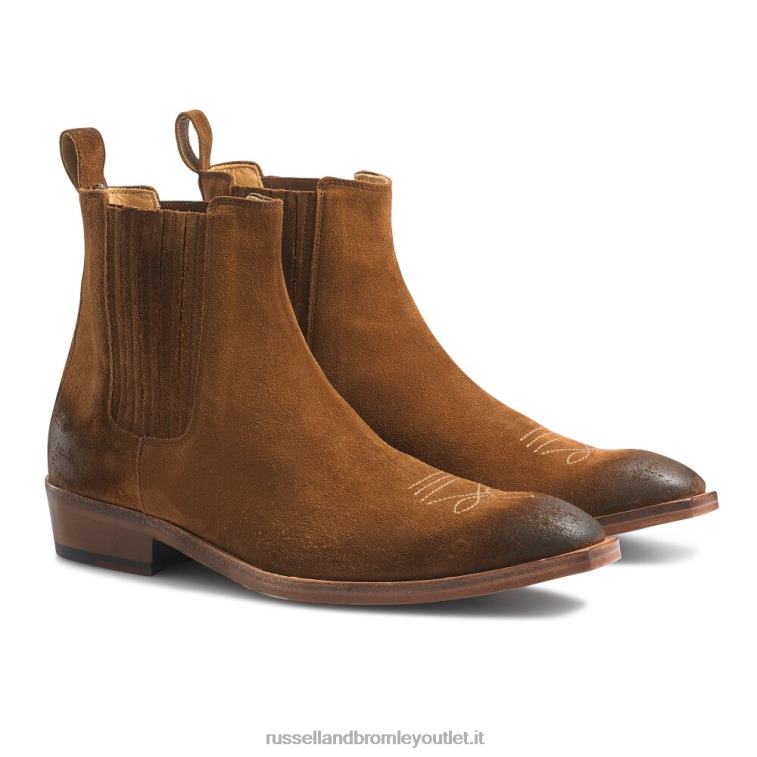 marrone V0V4J608 uomini Russell And Bromley stivale western dell'Arizona