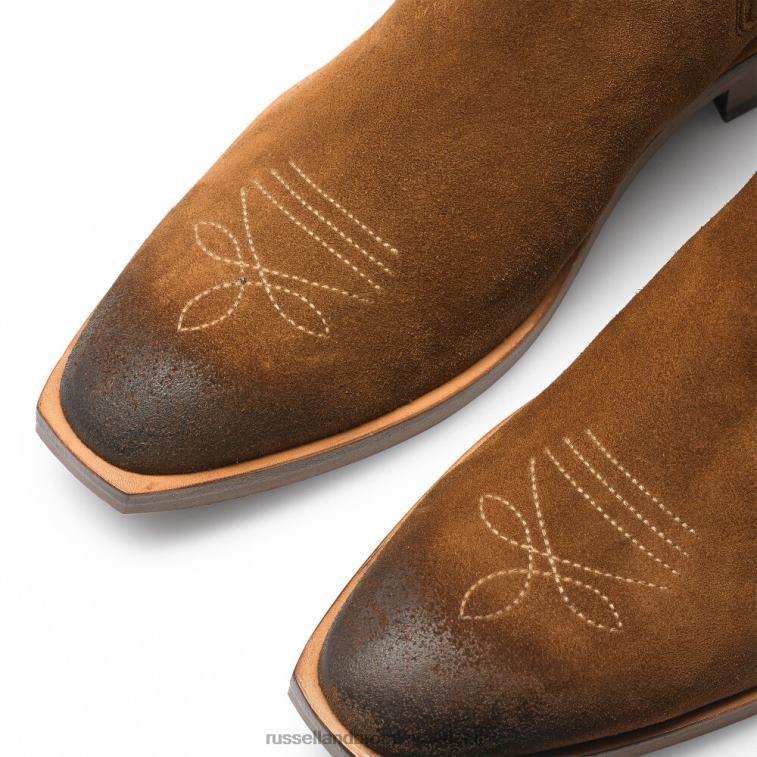 marrone V0V4J608 uomini Russell And Bromley stivale western dell'Arizona