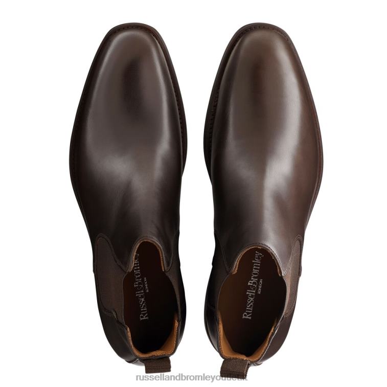 marrone V0V4J610 uomini Russell And Bromley stivale chelsea burlington