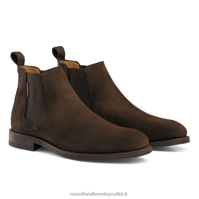marrone V0V4J612 uomini Russell And Bromley stivale chelsea burlington