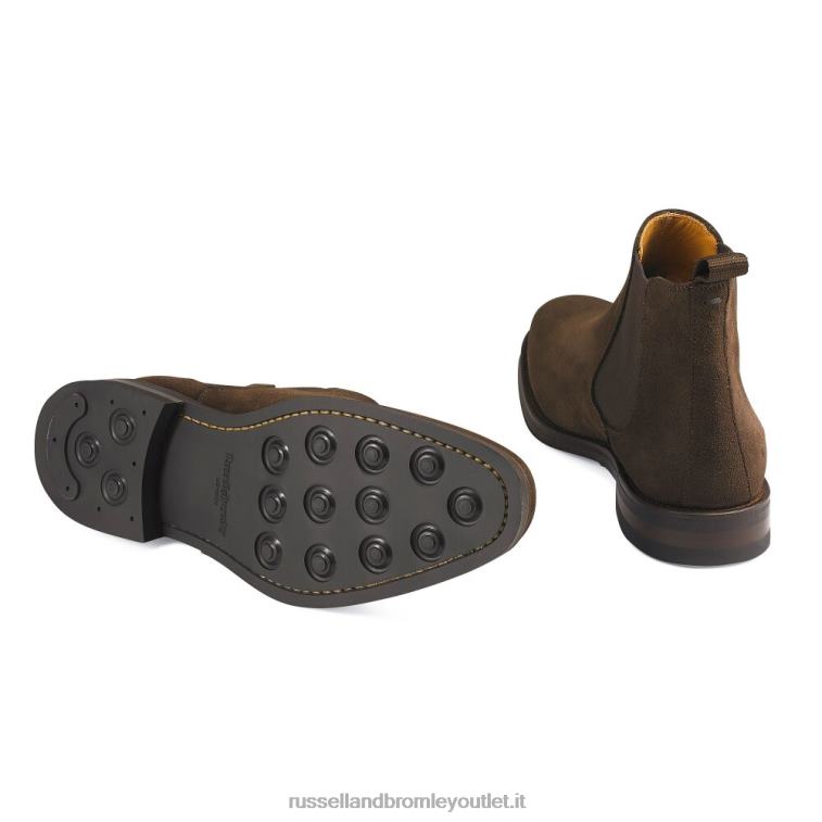 marrone V0V4J612 uomini Russell And Bromley stivale chelsea burlington