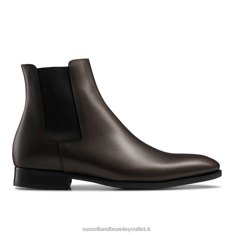 marrone V0V4J614 uomini Russell And Bromley stivale chelsea in legno d'acero