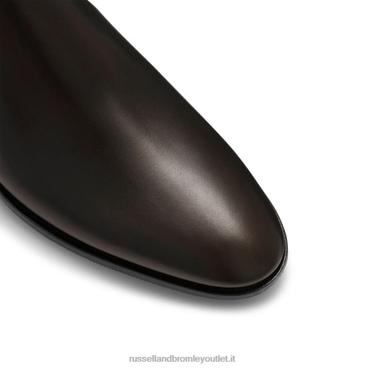 marrone V0V4J614 uomini Russell And Bromley stivale chelsea in legno d'acero