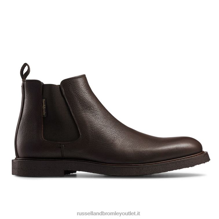marrone V0V4J617 uomini Russell And Bromley dublino crepe suola chelsea