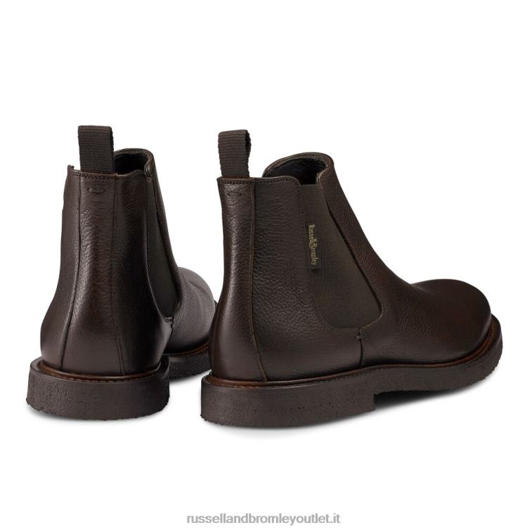 marrone V0V4J617 uomini Russell And Bromley dublino crepe suola chelsea