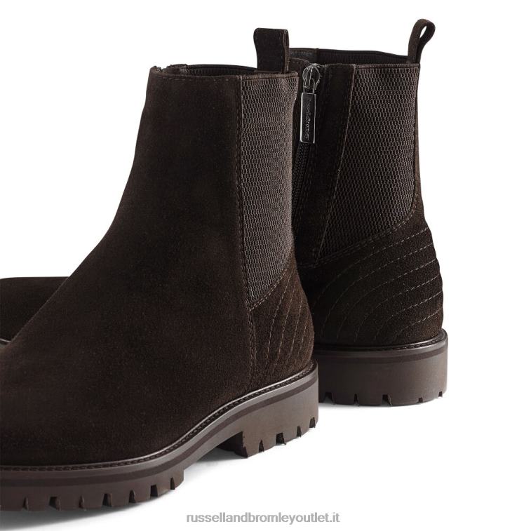 marrone V0V4J622 uomini Russell And Bromley stivale chelsea brando