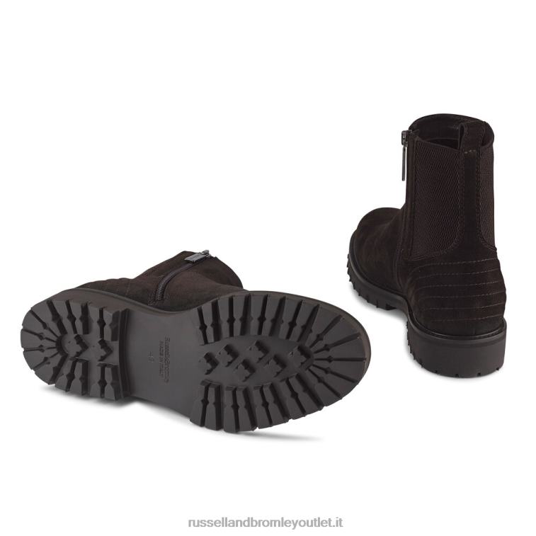 marrone V0V4J622 uomini Russell And Bromley stivale chelsea brando