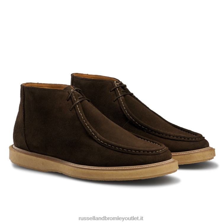 marrone V0V4J627 uomini Russell And Bromley stivale trappeur suola in crêpe jasper