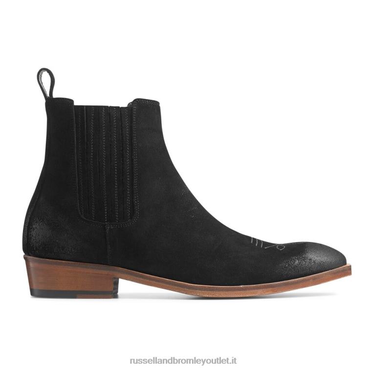 nero V0V4J607 uomini Russell And Bromley stivale western dell'Arizona
