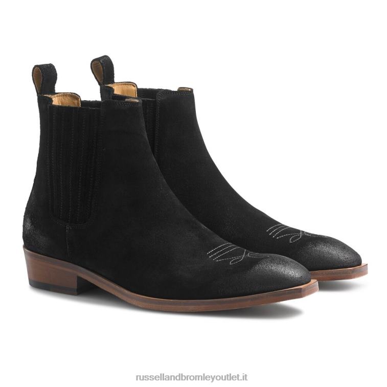 nero V0V4J607 uomini Russell And Bromley stivale western dell'Arizona