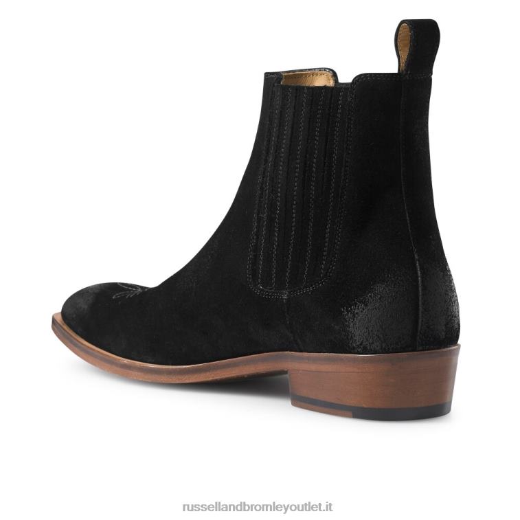 nero V0V4J607 uomini Russell And Bromley stivale western dell'Arizona