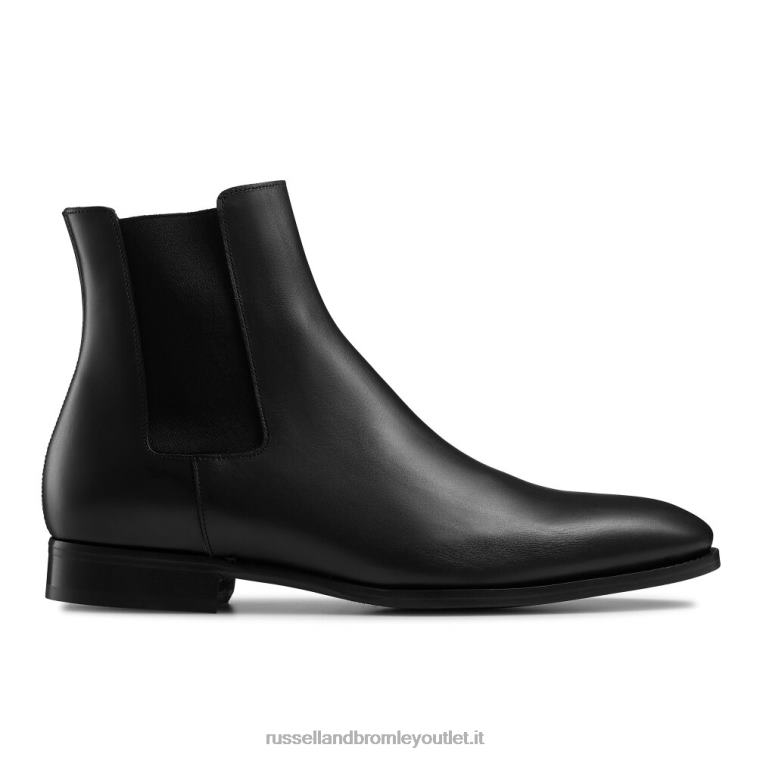 nero V0V4J616 uomini Russell And Bromley stivale chelsea in legno d'acero