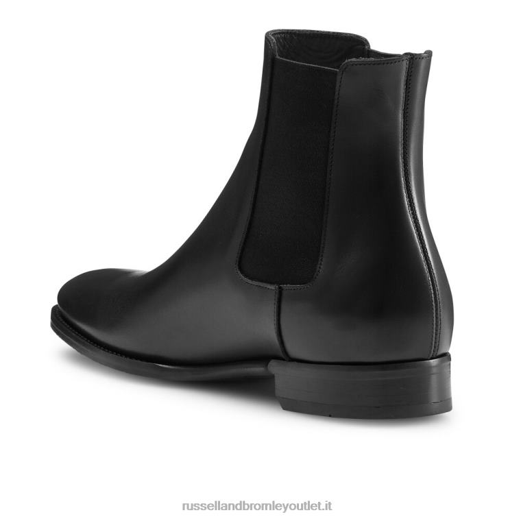 nero V0V4J616 uomini Russell And Bromley stivale chelsea in legno d'acero