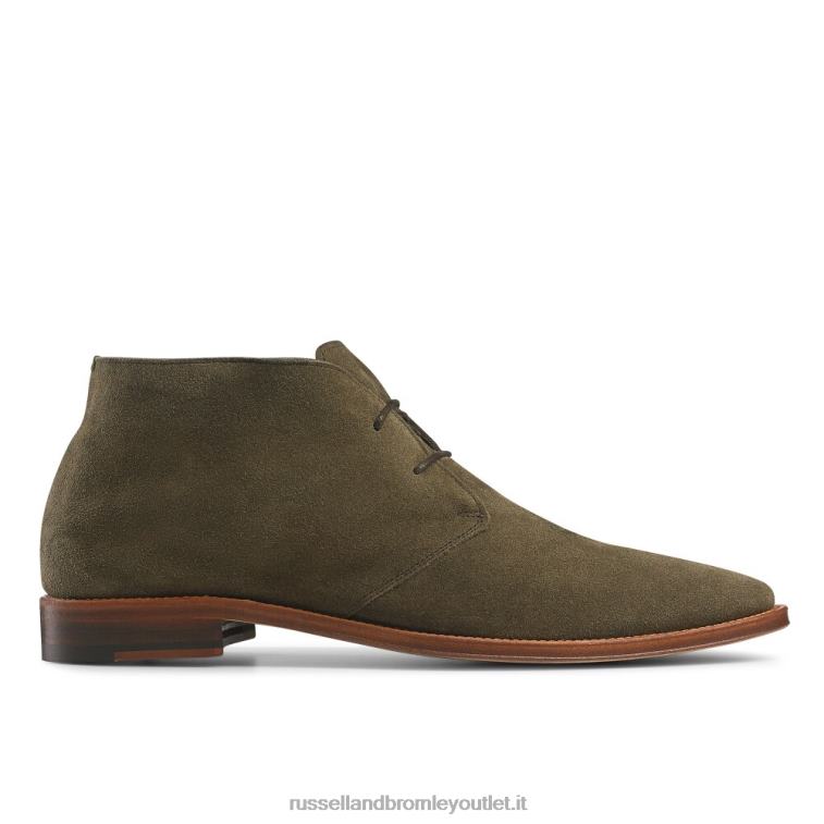 verde V0V4J626 uomini Russell And Bromley chukka sfoderata Pall Mall