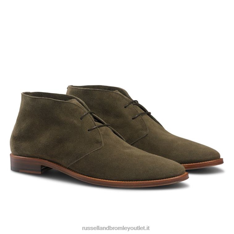 verde V0V4J626 uomini Russell And Bromley chukka sfoderata Pall Mall